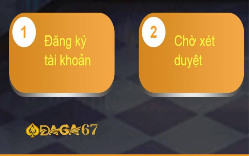 Các bước đăng ký trở thành đại lý DAGA67 Các bước đăng ký trở thành đại lý DAGA67