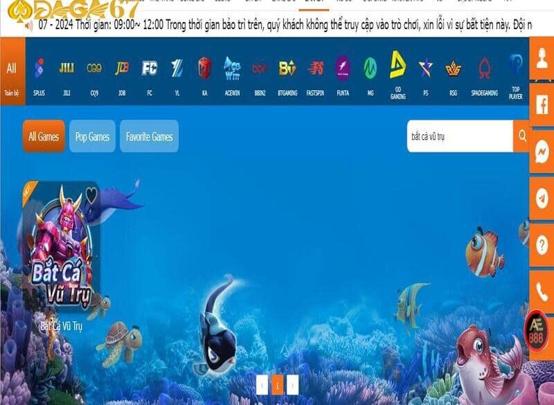 Hướng dẫn cách tham gia chơi bắt cá vũ trụ tại Daga67 Hướng dẫn cách tham gia chơi bắt cá vũ trụ tại Daga67