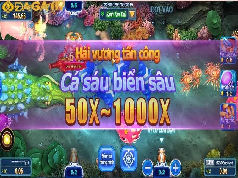 Cần tiêu diệt các loài cá để nhận phần thưởng Cần tiêu diệt các loài cá để nhận phần thưởng