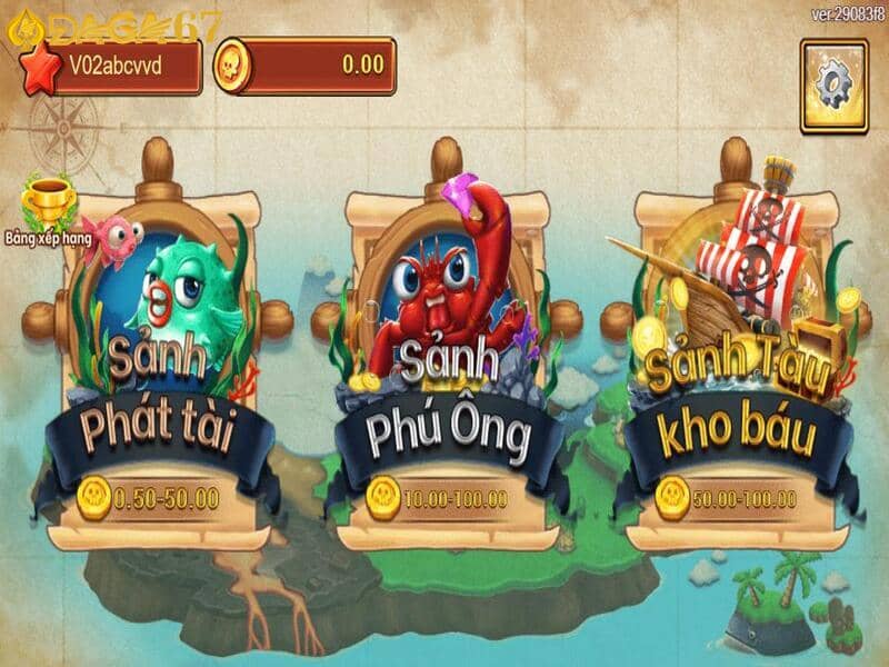 Thuyền quý bắt cá có 3 sảnh cho người chơi Thuyền quý bắt cá có 3 sảnh cho người chơi