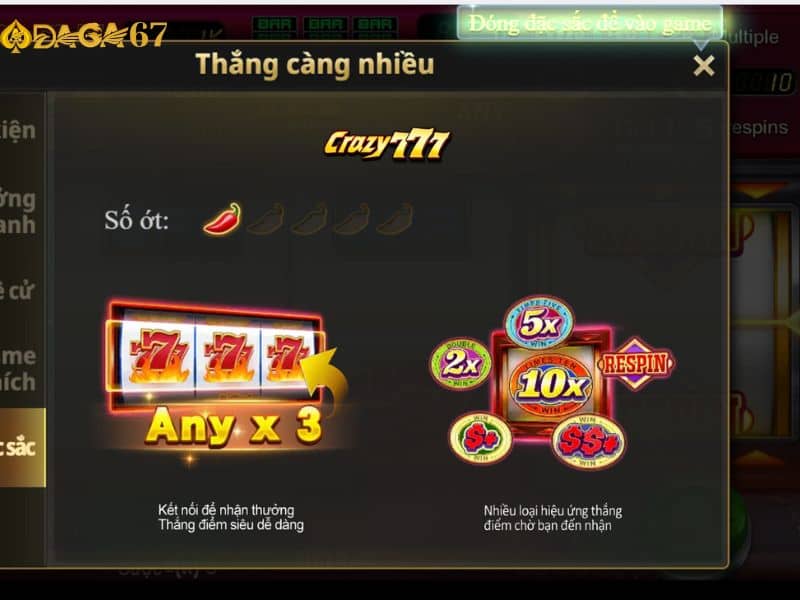 Tùy chỉnh mức tiền cược hợp lí khi quay nổ hũ điên cuồng 777 Tùy chỉnh mức tiền cược hợp lí khi quay nổ hũ điên cuồng 777